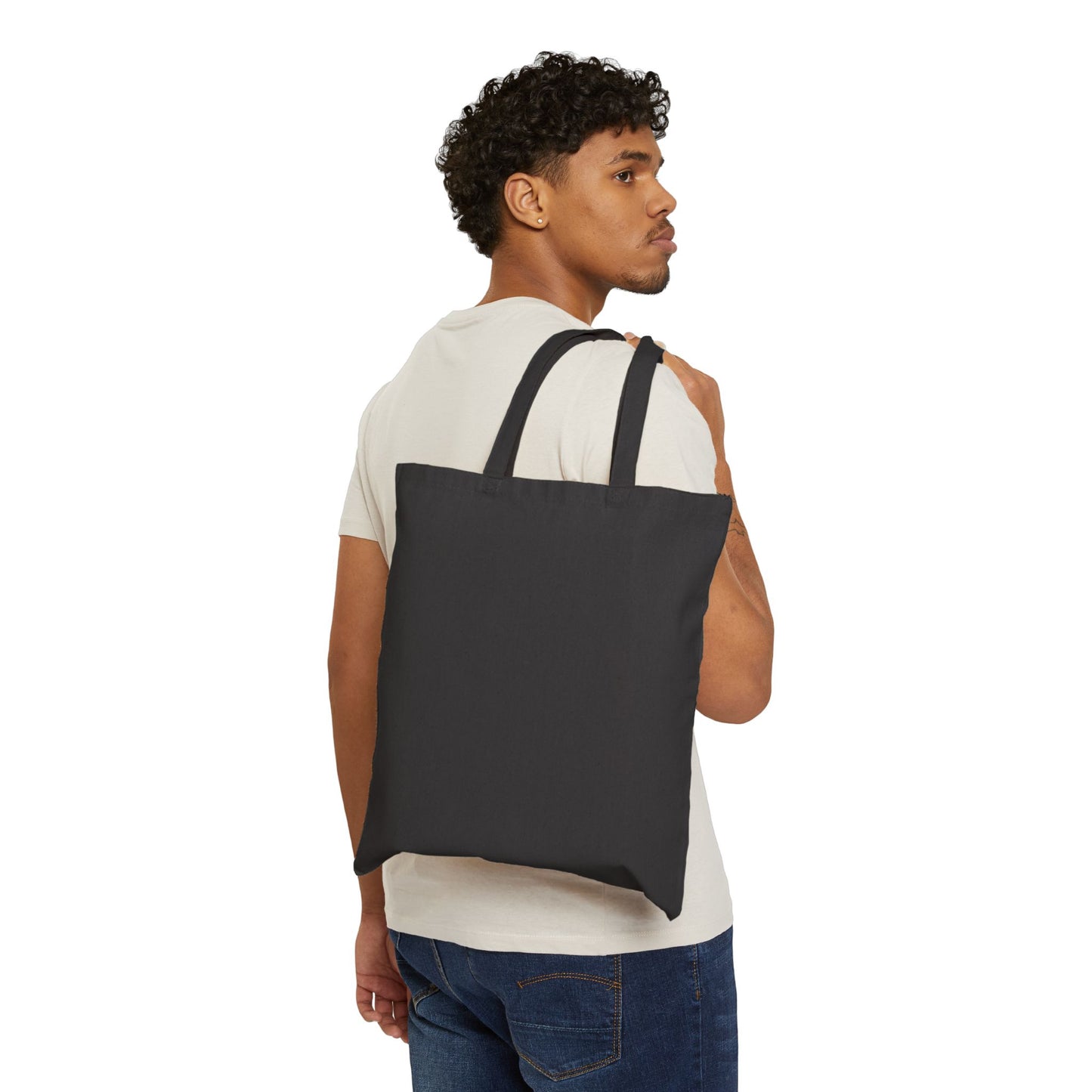 Kadosh Collective Canvas Tote Bag – Minimal Black Cotton Shopper