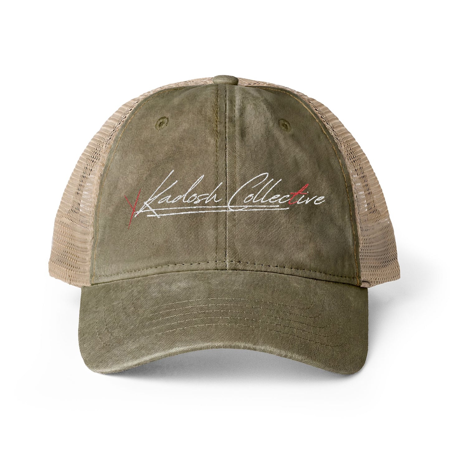 Kadosh Collective Women's Washed Mesh-Back Cap