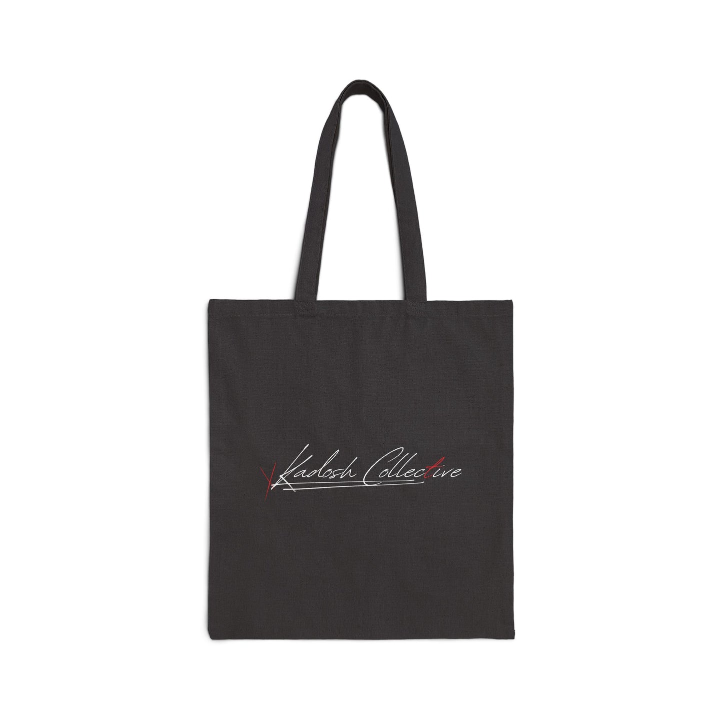 Kadosh Collective Canvas Tote Bag – Minimal Black Cotton Shopper