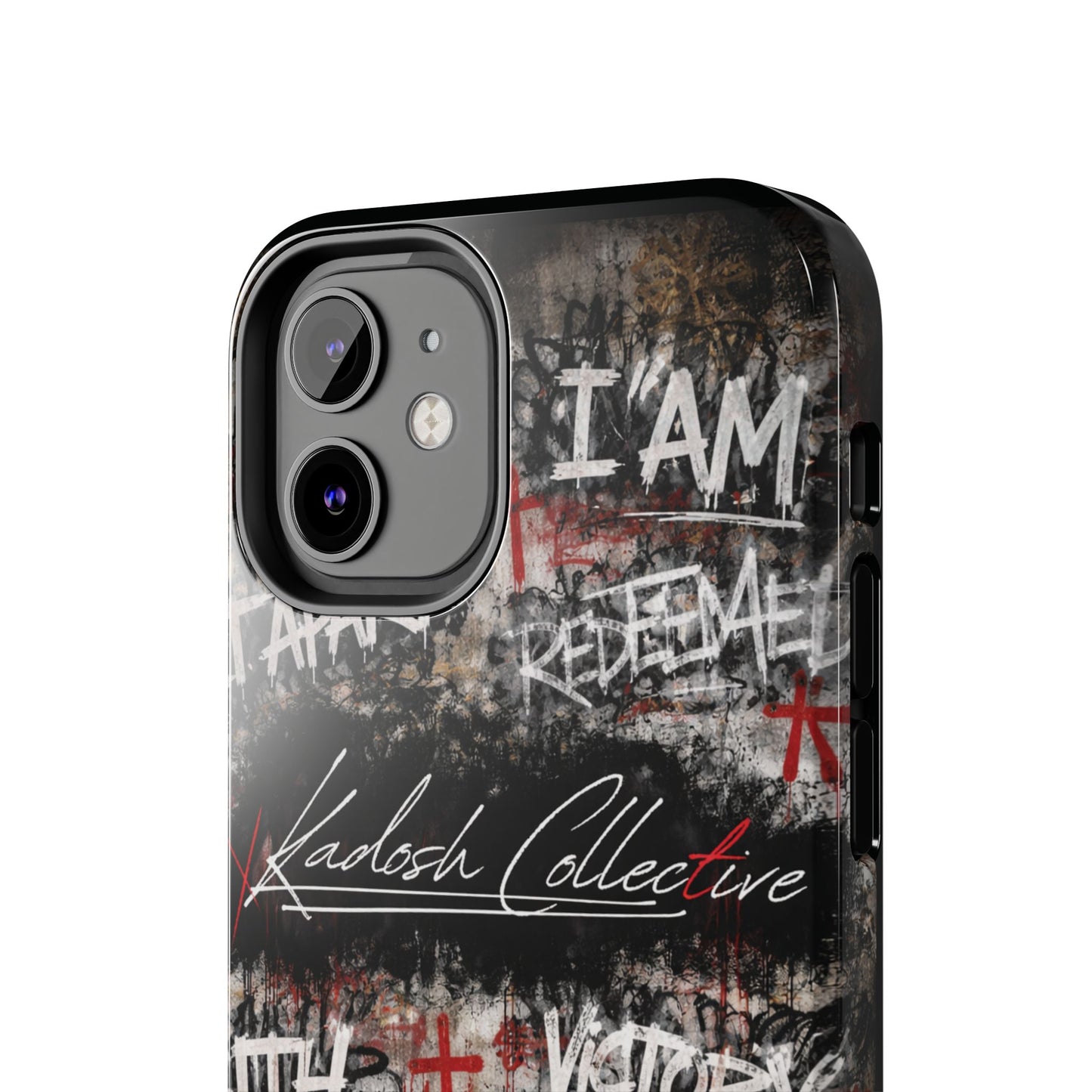 Kadosh Collective Faith Graffiti Phone Case | Christian Words Cross, Covenant, Kingdom, Victory