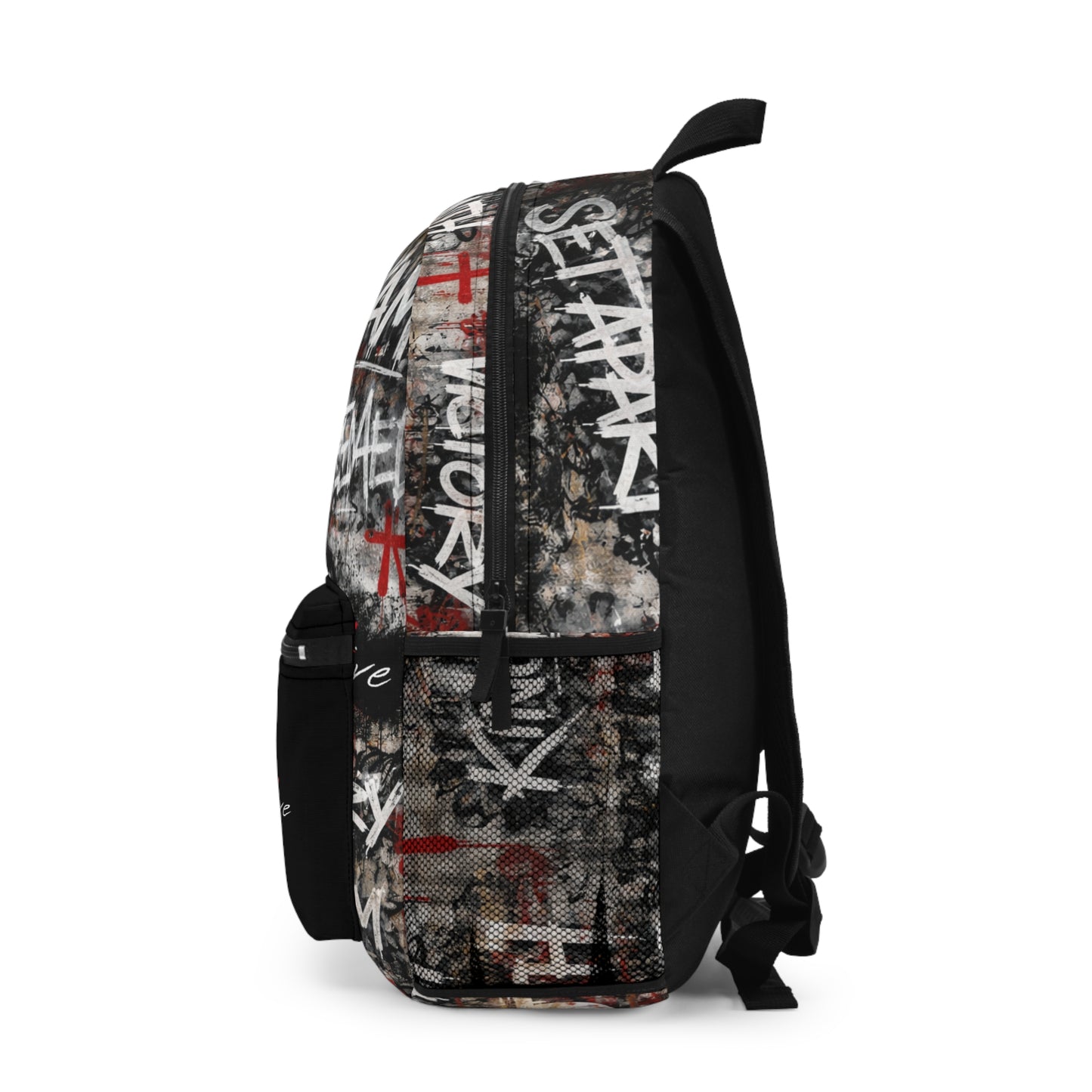 Kadosh Collective Graffiti Faith Words Backpack | Urban Christian Street Art