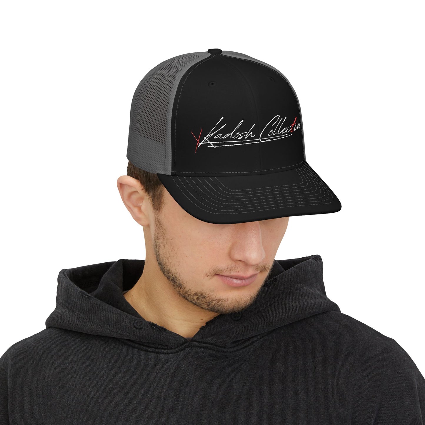 Kadosh Collective logo Trucker Hat | Embroidered Snapback