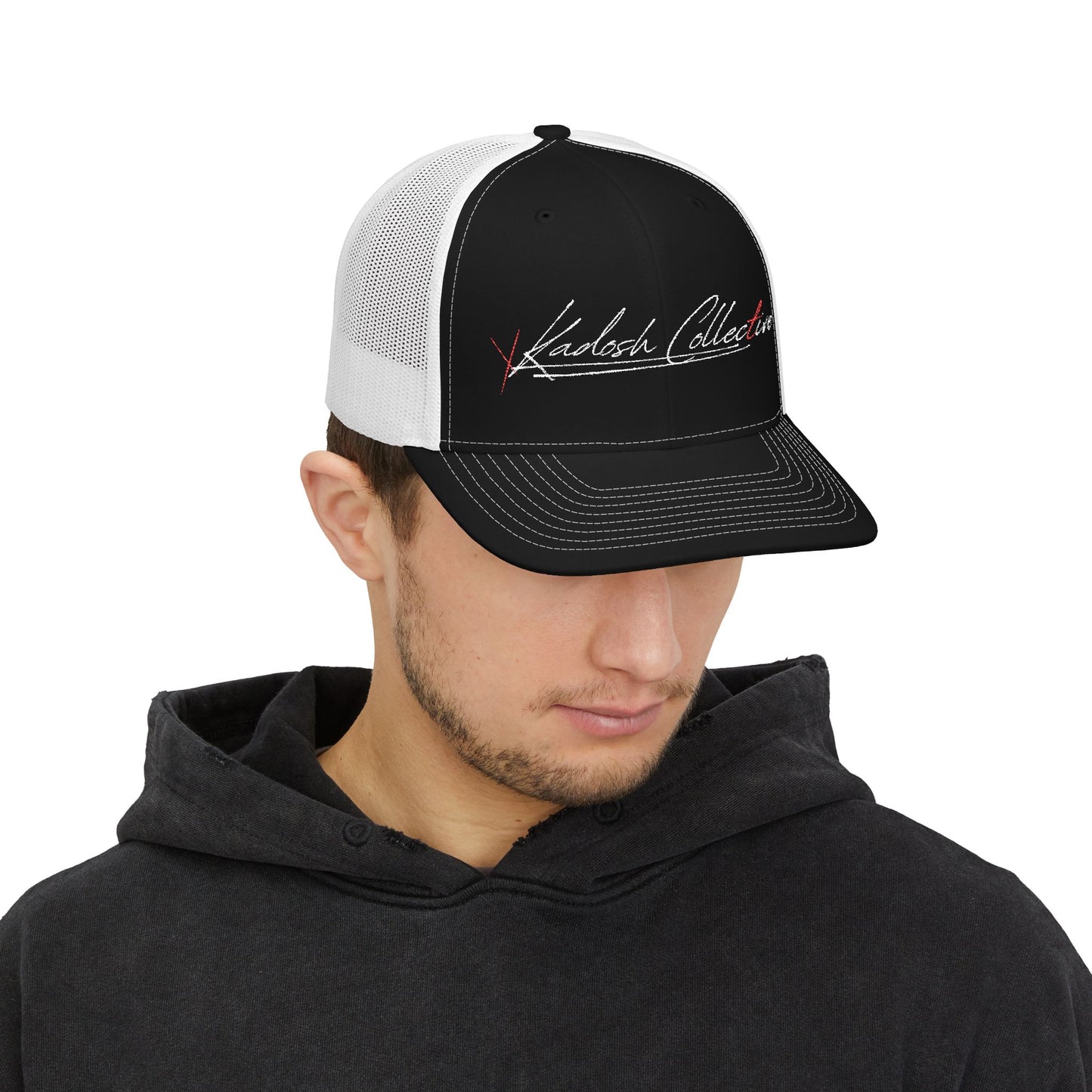 Kadosh Collective logo Trucker Hat | Embroidered Snapback