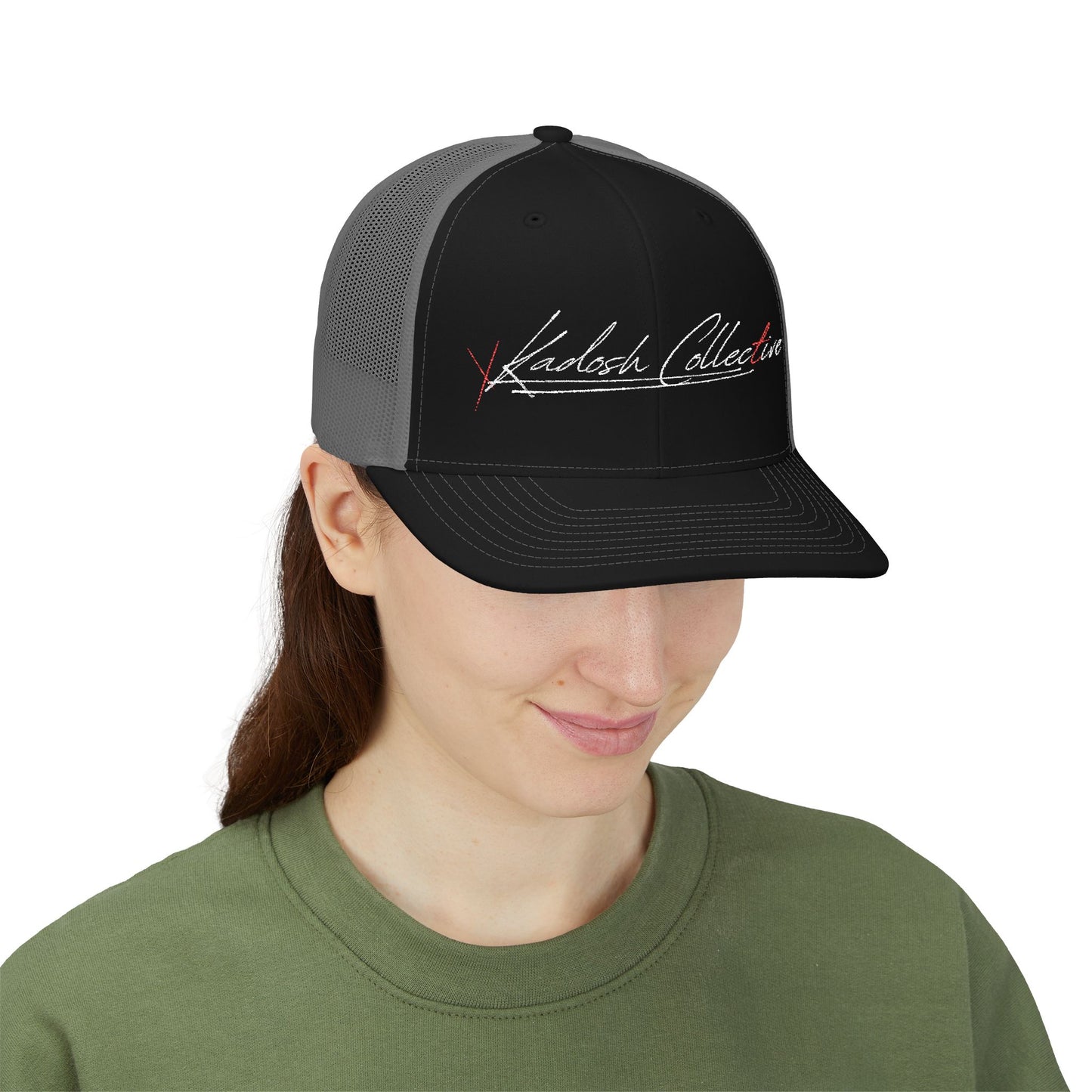 Kadosh Collective logo Trucker Hat | Embroidered Snapback