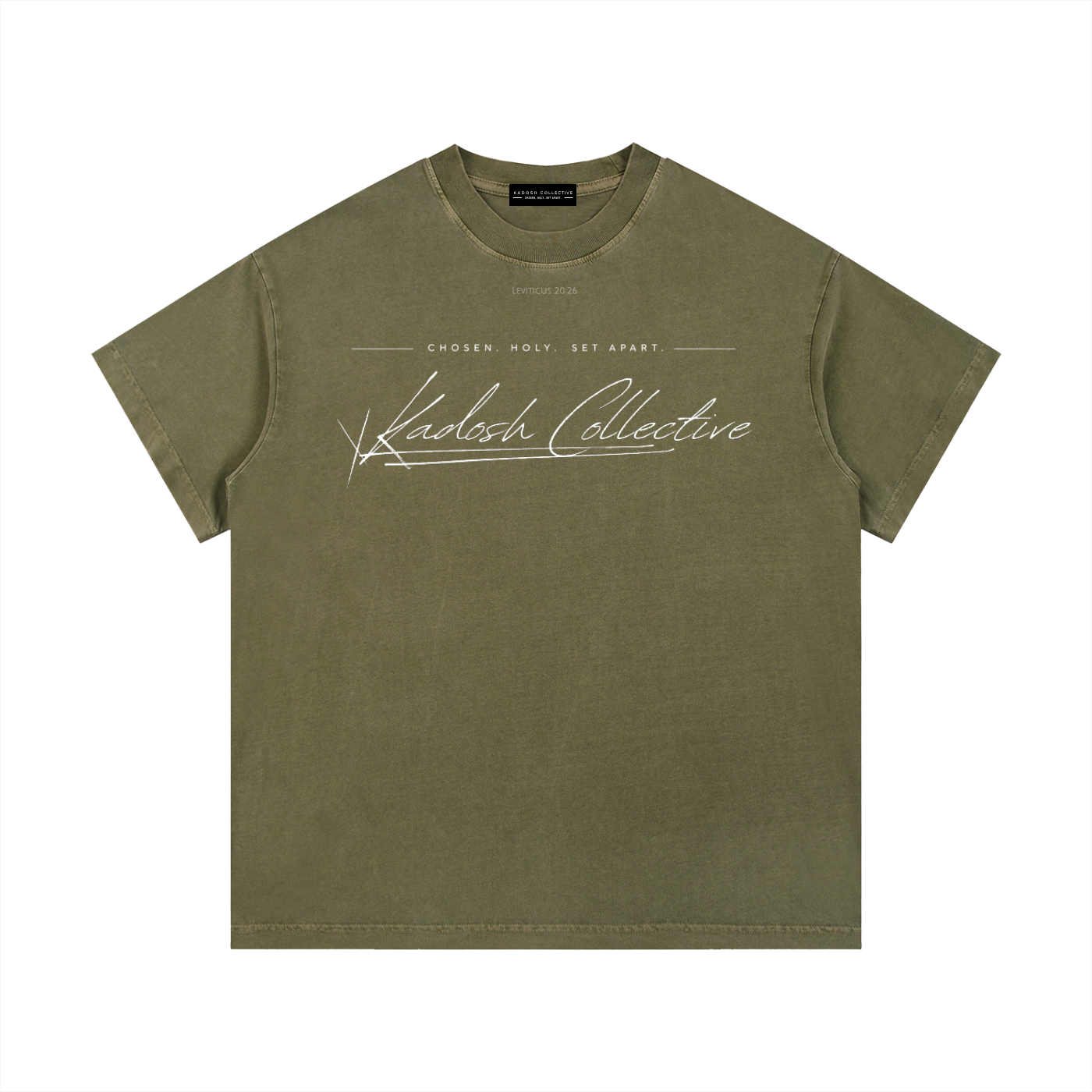 KC logo Vintage Wash Cotton T-Shirt