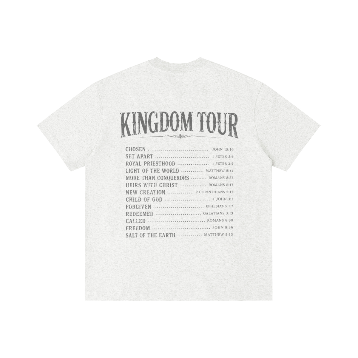 Kadosh Collective World Tour Unisex Vintage Wash Distressed T-Shirt