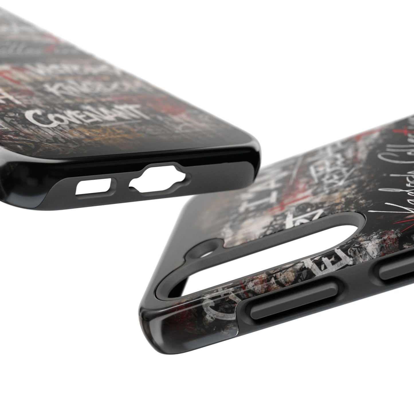 Kadosh Collective Faith Graffiti Phone Case | Christian Words Cross, Covenant, Kingdom, Victory