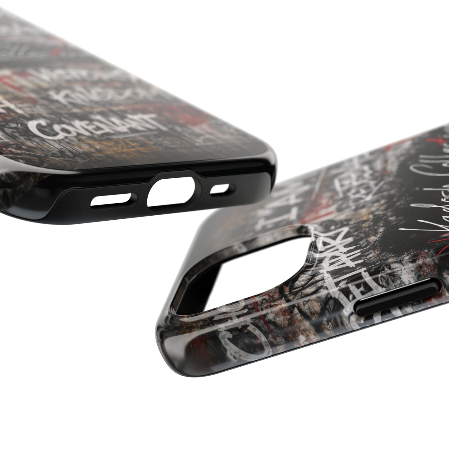 Kadosh Collective Faith Graffiti Phone Case | Christian Words Cross, Covenant, Kingdom, Victory