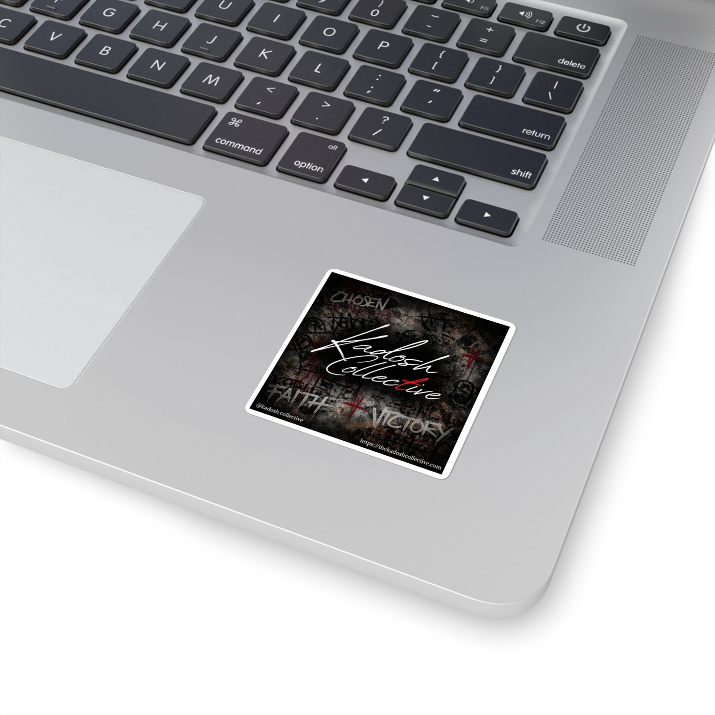 Kadosh Collective Square Sticker – Faith • Victory Street Art Logo