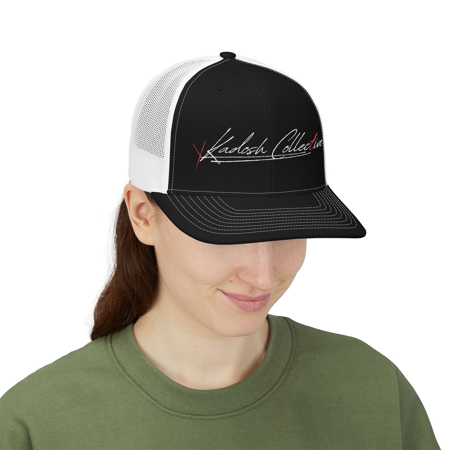 Kadosh Collective logo Trucker Hat | Embroidered Snapback