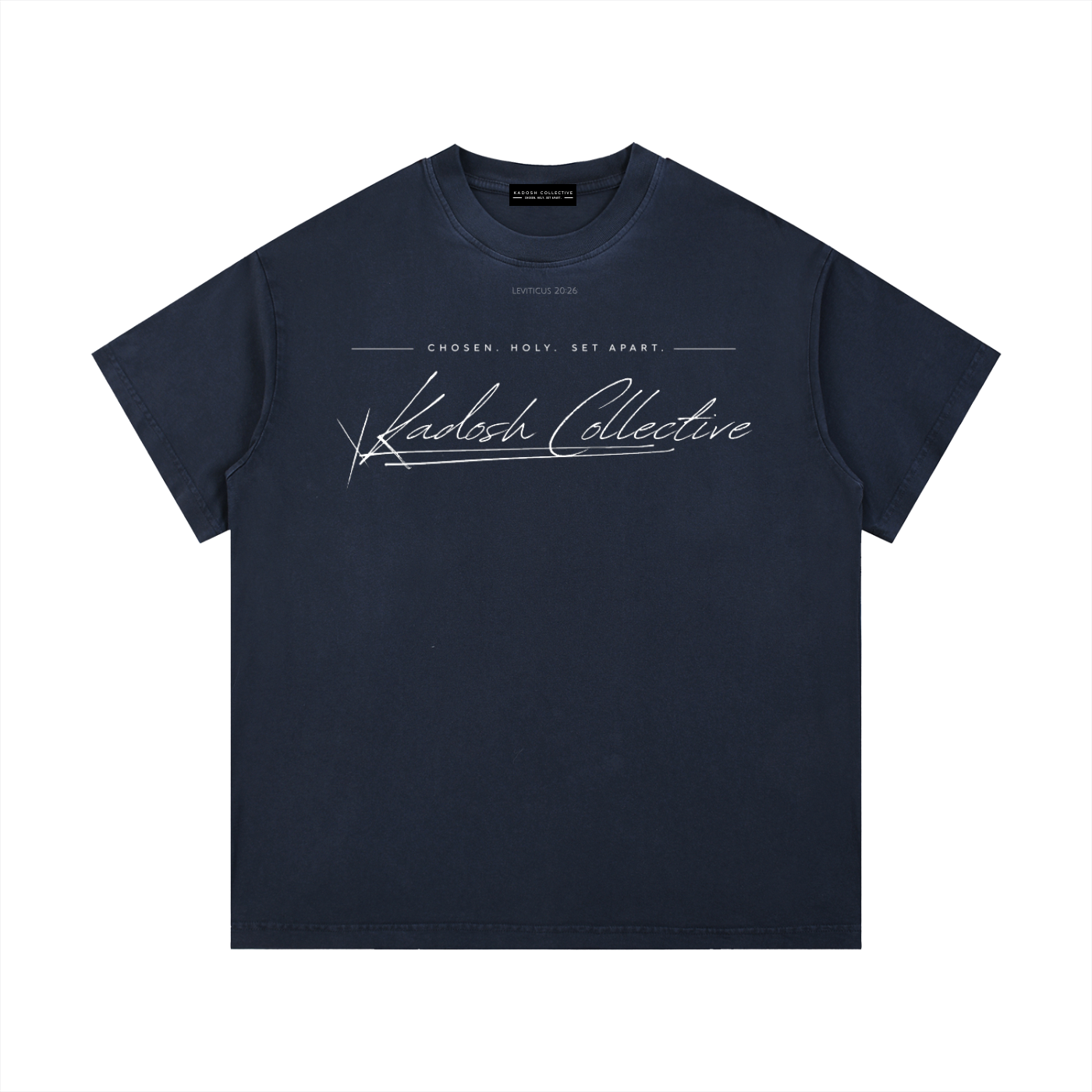 KC logo Vintage Wash Cotton T-Shirt