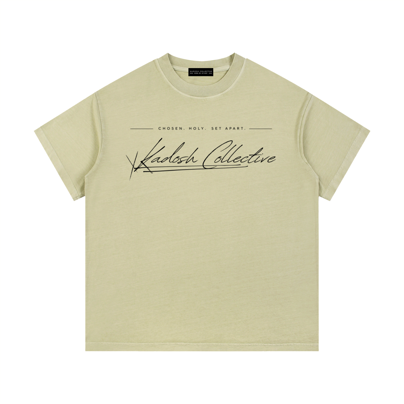 KC logo Vintage Wash Cotton T-Shirt