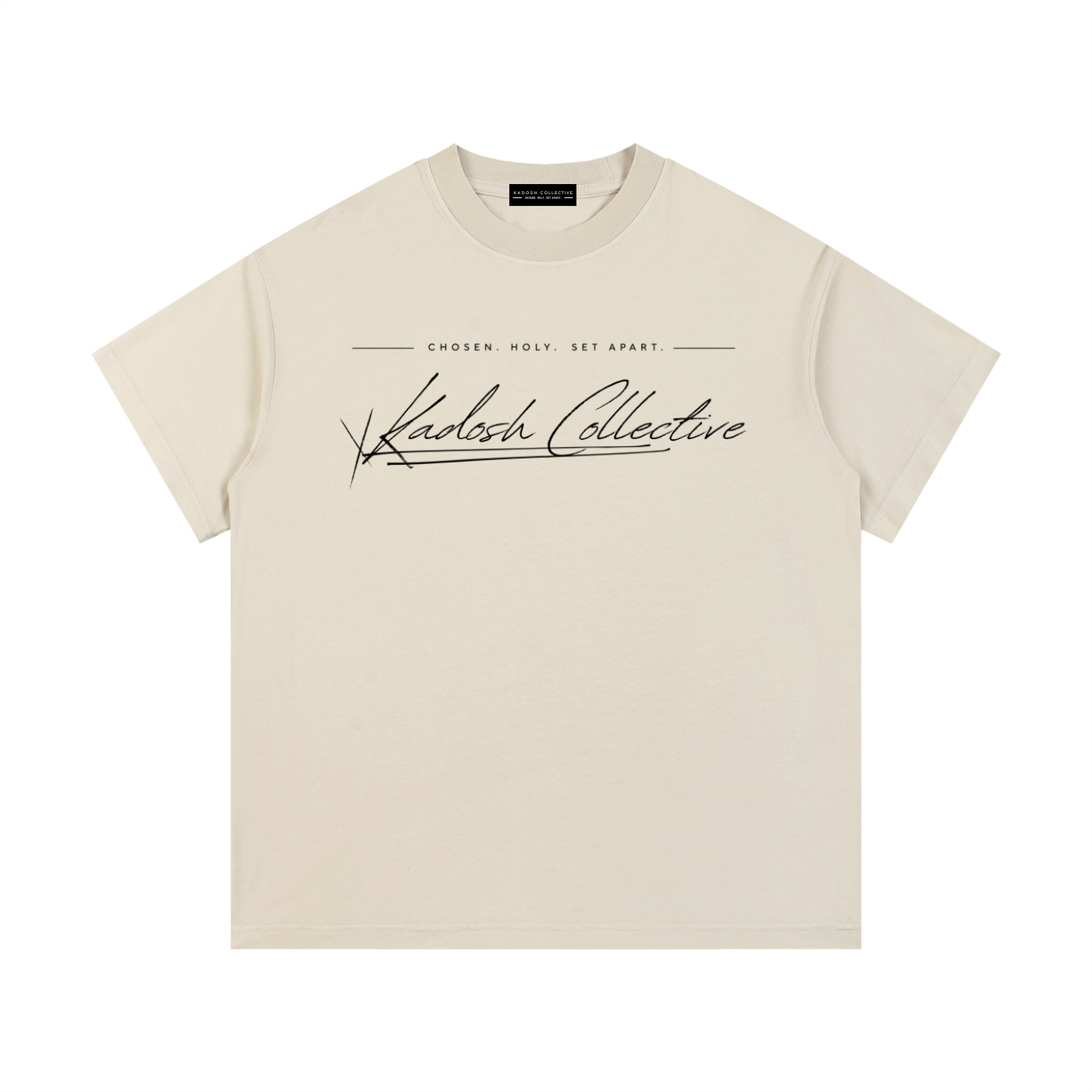 KC logo Vintage Wash Cotton T-Shirt