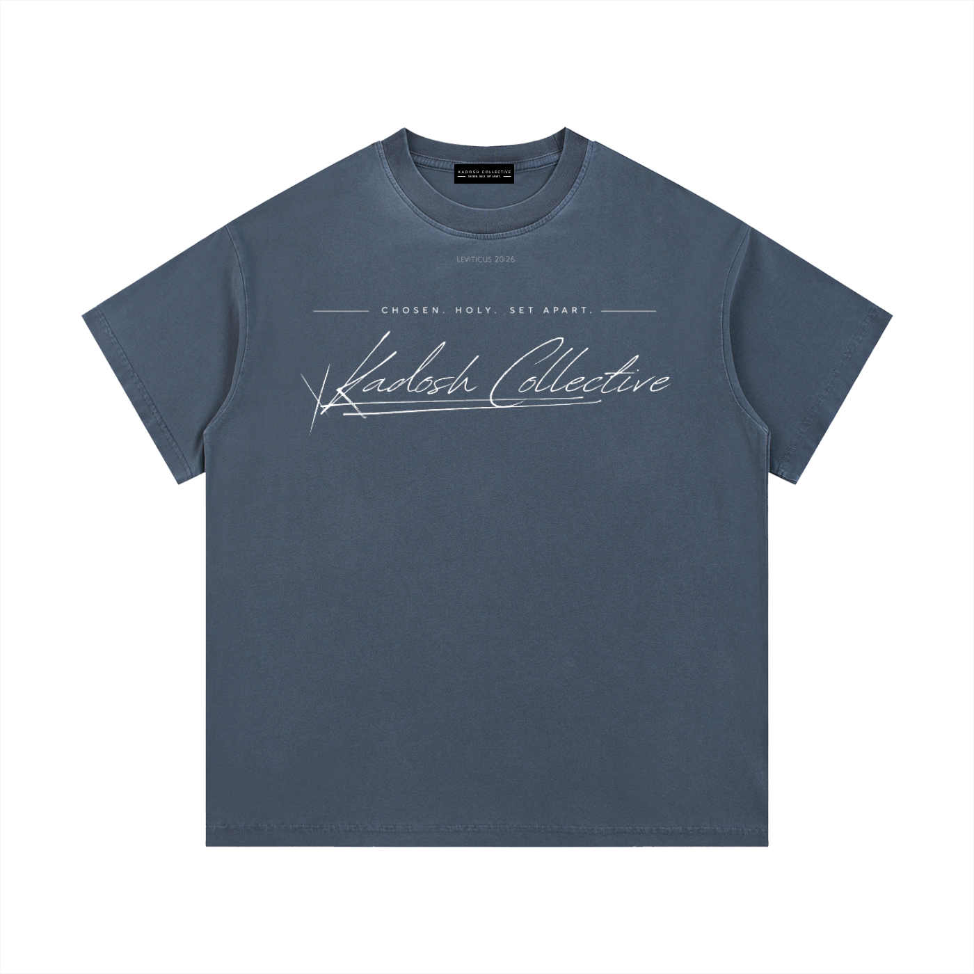 KC logo Vintage Wash Cotton T-Shirt
