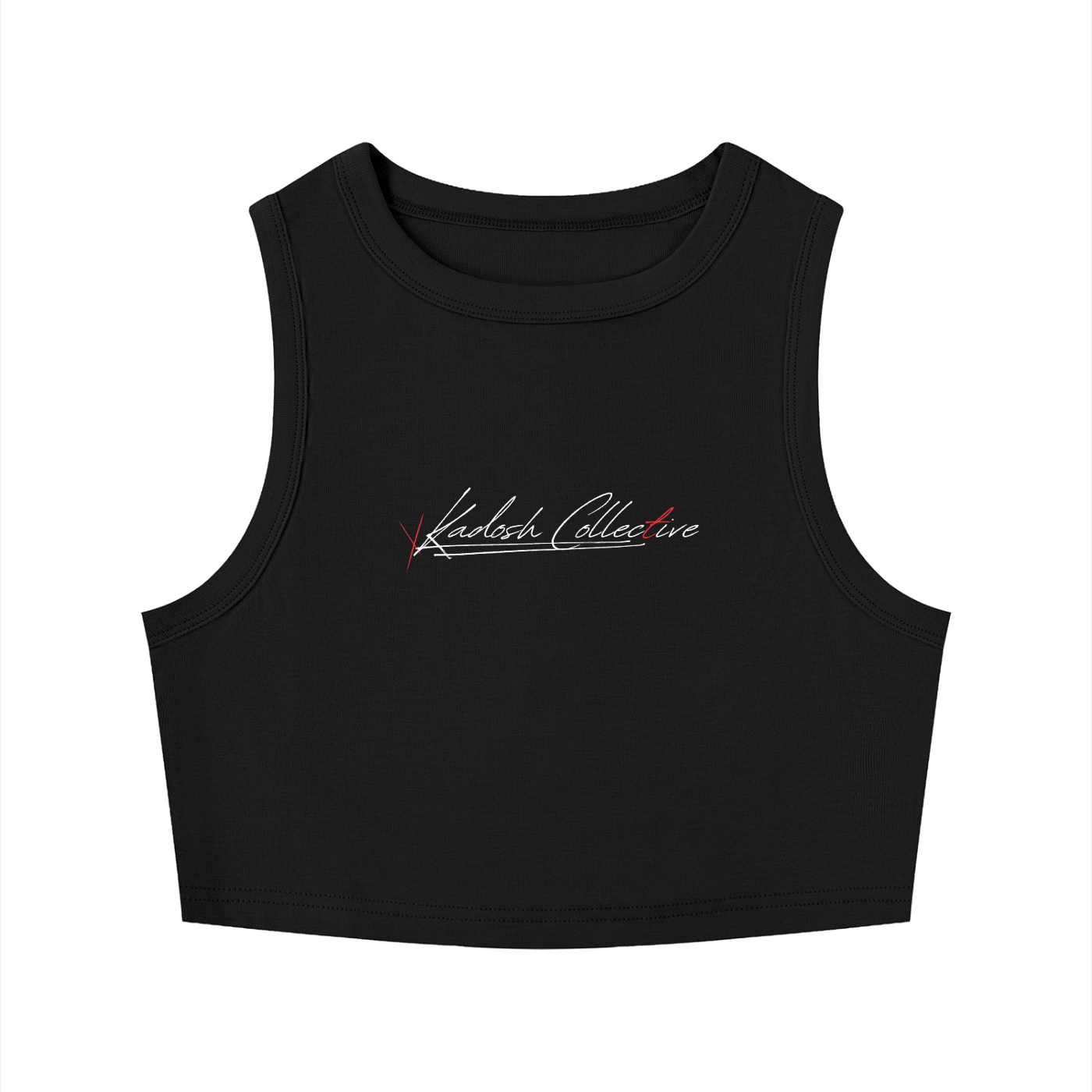 "Kadosh Collective" Women's Tight Crewneck Crop Tank Top
